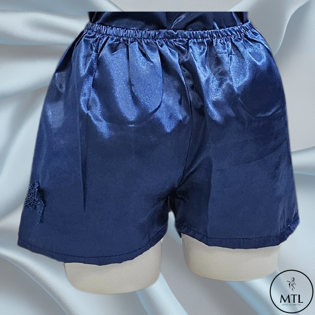 Pyjama : Short satiné (Ref 017)