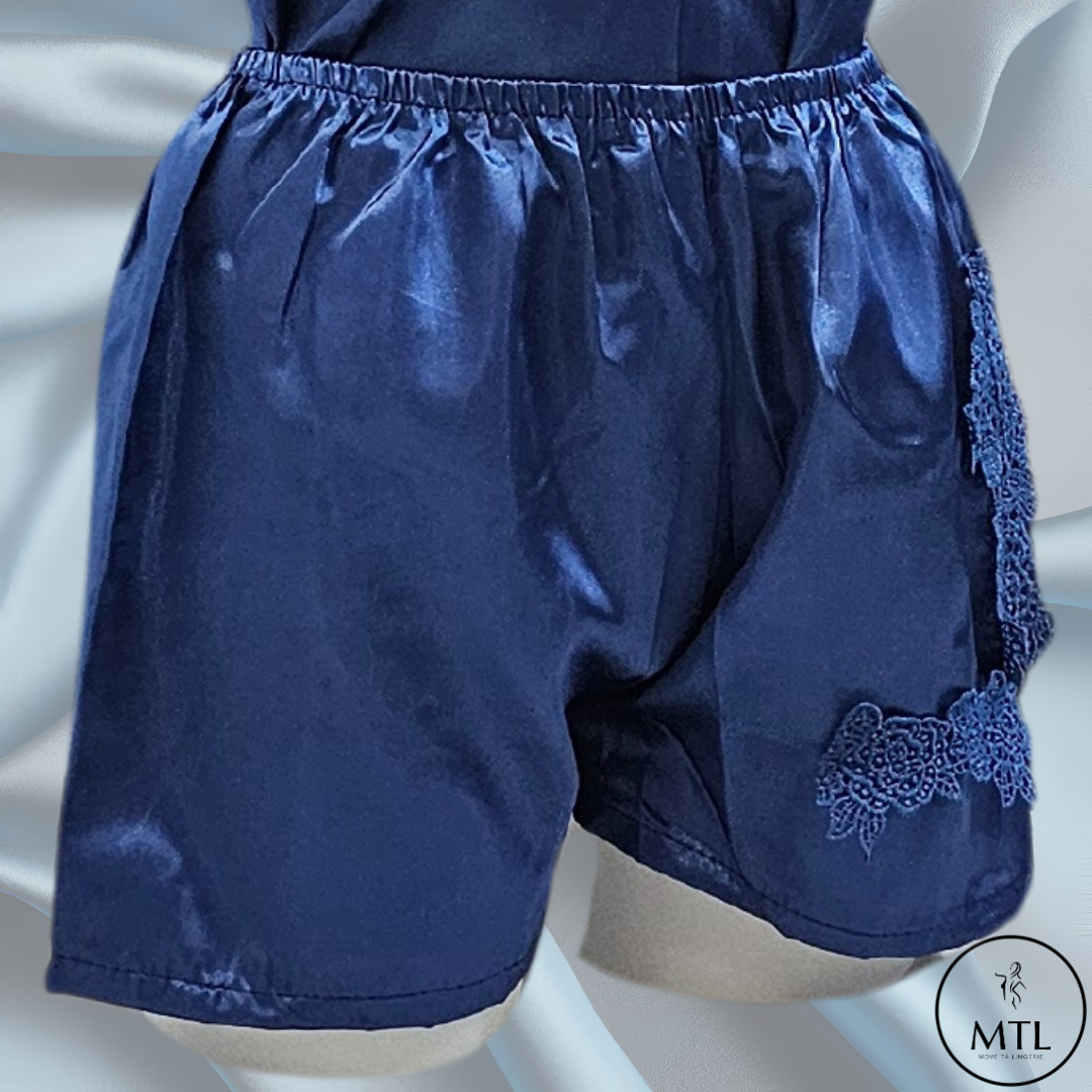 Pyjama : Short satiné (Ref 017)