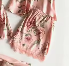 Pyjama : Short satiné (Ref 017)