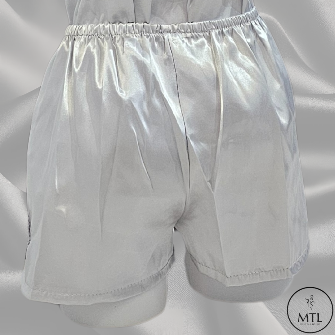 Pyjama  : Short satiné (Ref 017)