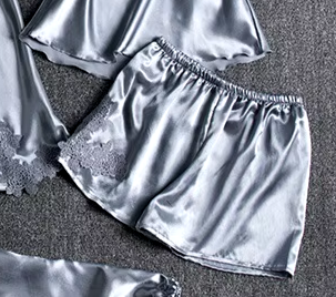 Pyjama  : Short satiné (Ref 017)