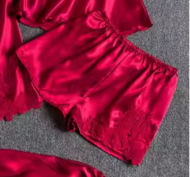 Pyjama  : Short satiné (Ref 017)